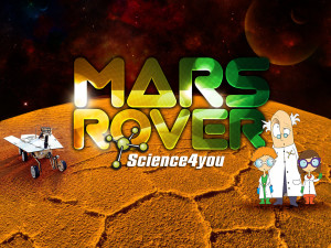 Kids game Mars Rover in a science event
